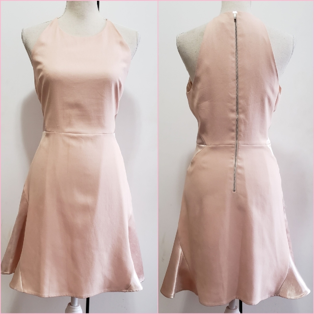 1. State sz L silk dress